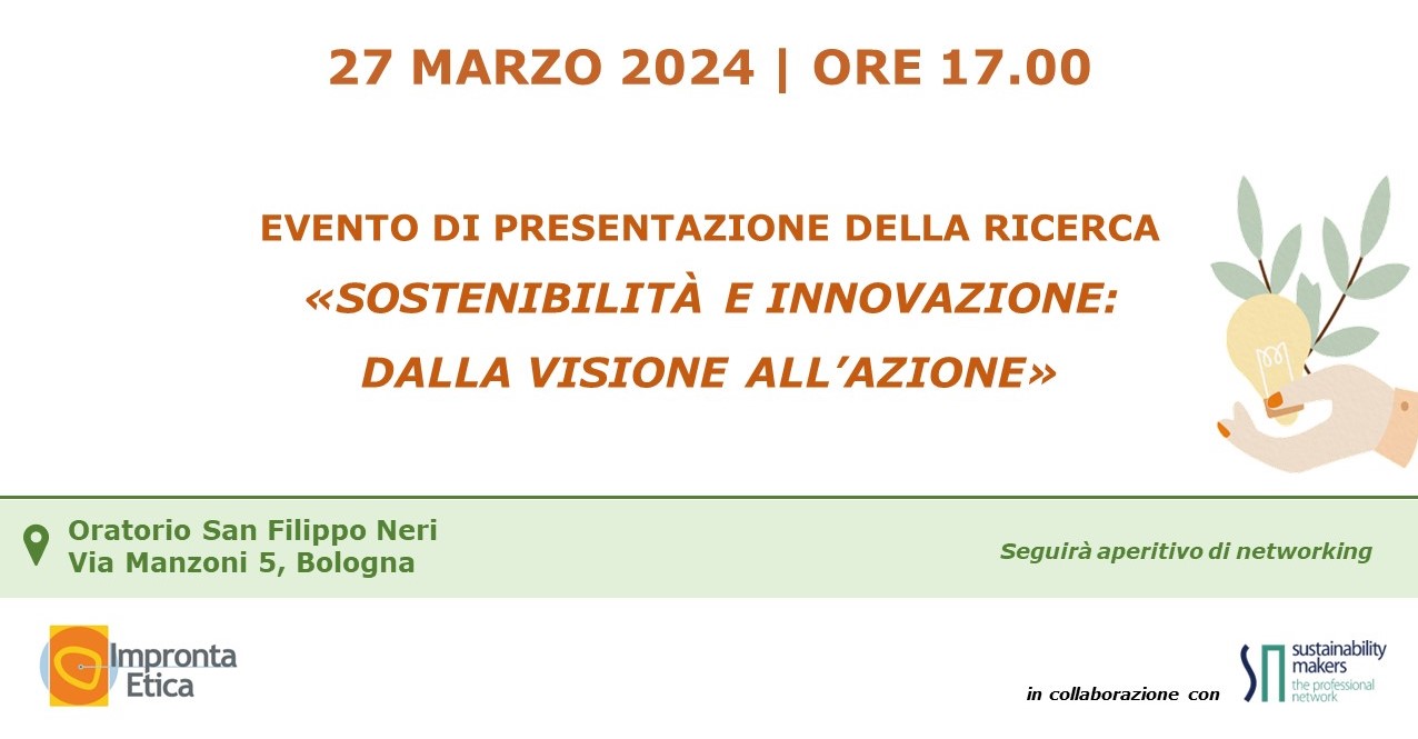 GranTerre interviene all’evento “Sostenibilità e Innovazione” di Impronta Etica il 27 marzo