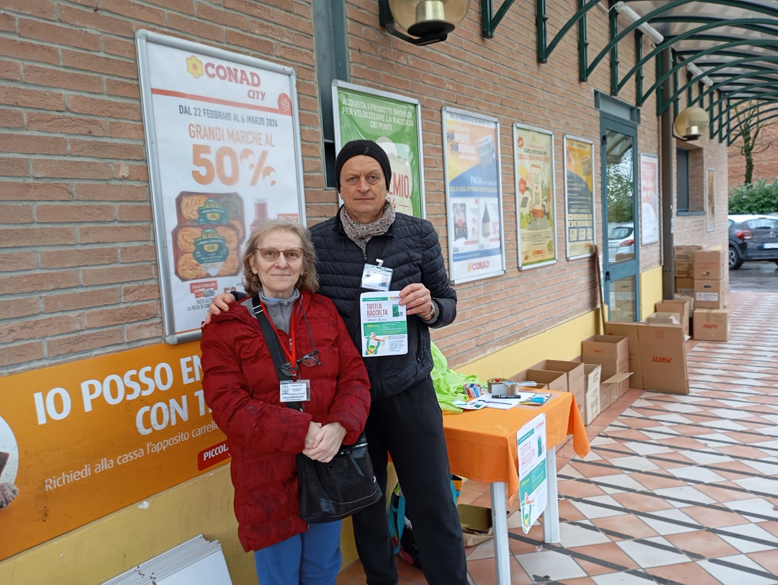 Raccolta alimentare Conad: a Modena raccolte 5,6 tonnellate di prodotti per gli empori solidali