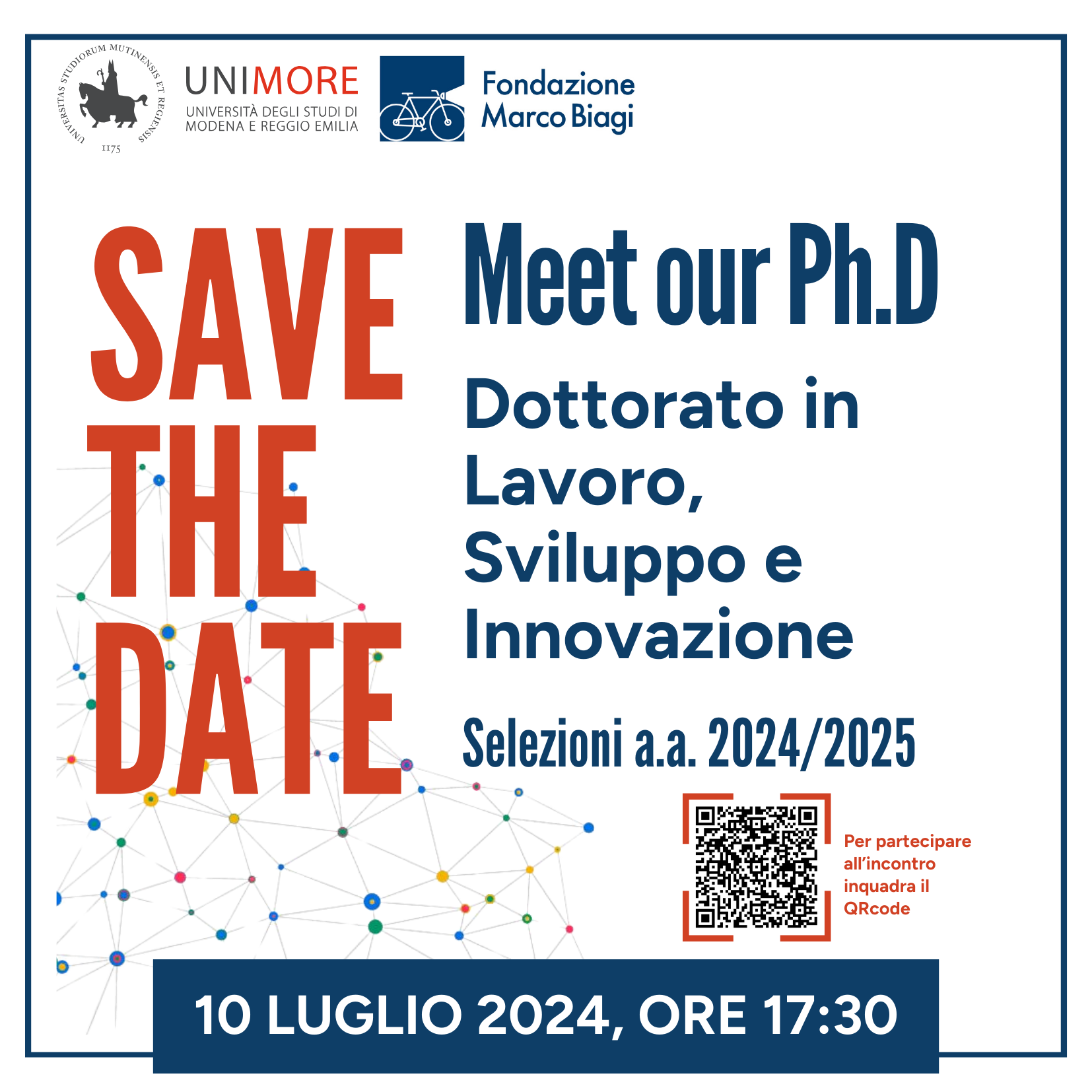 Dottorato in Lavoro, Sviluppo e Innovazione: il 10 luglio la presentazione