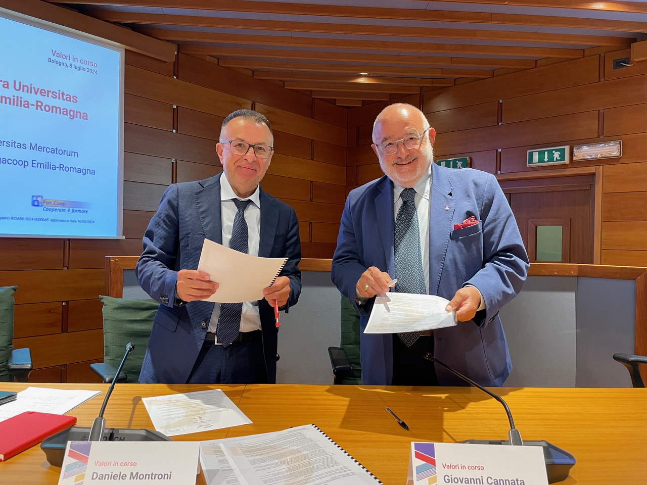 Alta formazione per soci e dipendenti delle cooperative della regione: firmata una convenzione tra Legacoop E-R e Universitas Mercatorum