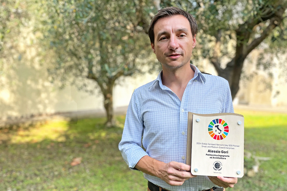 Gori (Politecnica) si aggiudica il premio SDG Pioneer Italy 2024