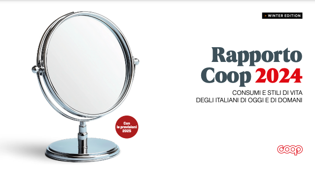Rapporto coop: attese contrastanti degli italiani per il 2025, tra fiducia in un anno positivo e preoccupazione per gli scenari internazionale