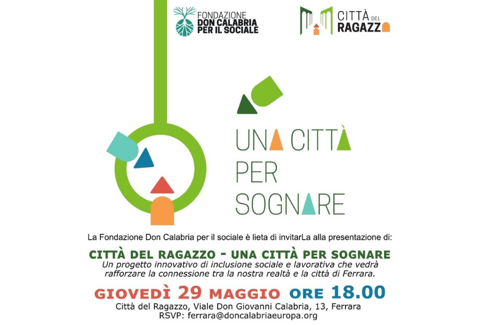 “Una città per sognare”: il 29 maggio
