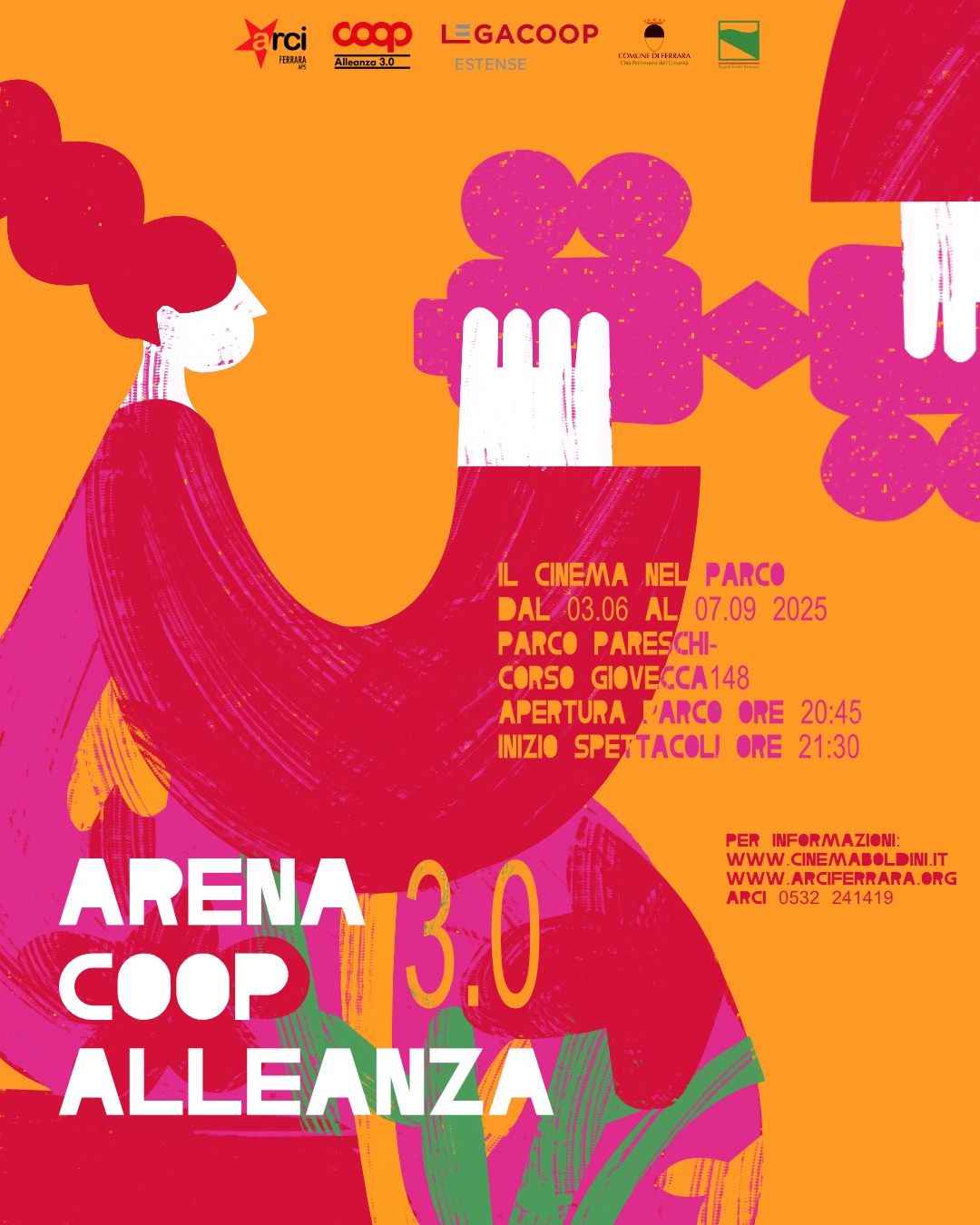 Dal 28 luglio al 7 settembre la seconda parte di programmazione dell’Arena Coop Alleanza 3.0
