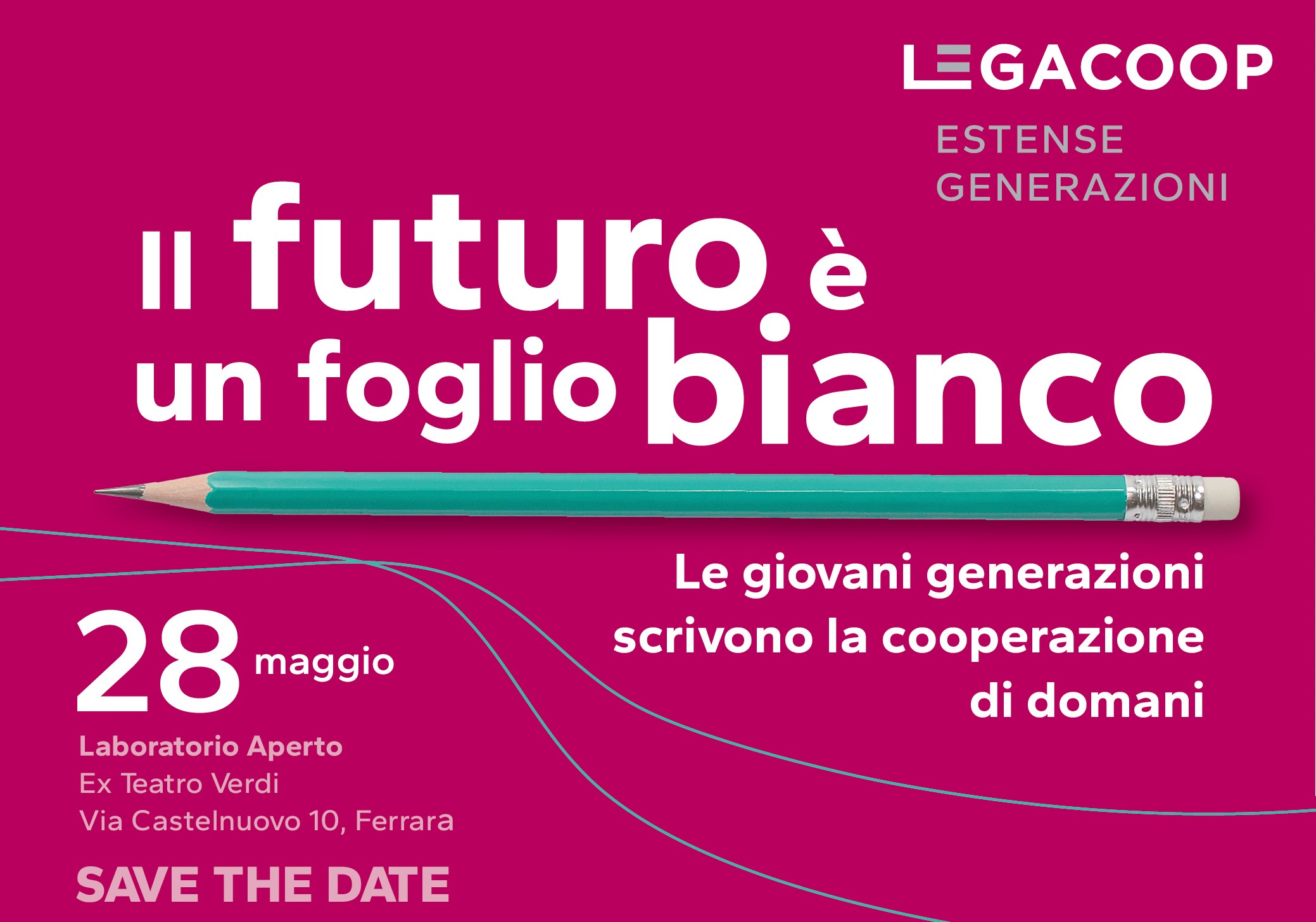 Finale di Bellacoopia e Assemblea di Generazioni: un doppio appuntamento con i giovani il 28 maggio a Ferrara. Scopri il programma.