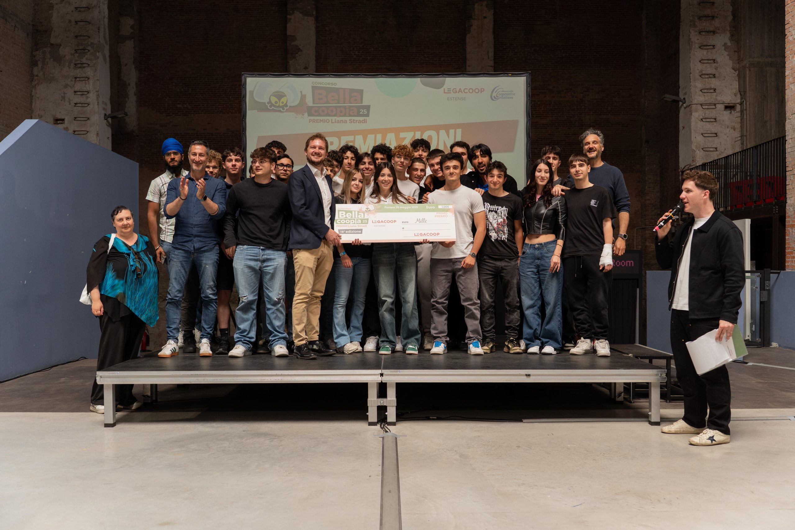 Finale di Bellacoopia Estense. Sul podio classi di Carpi, Ferrara e Codigoro