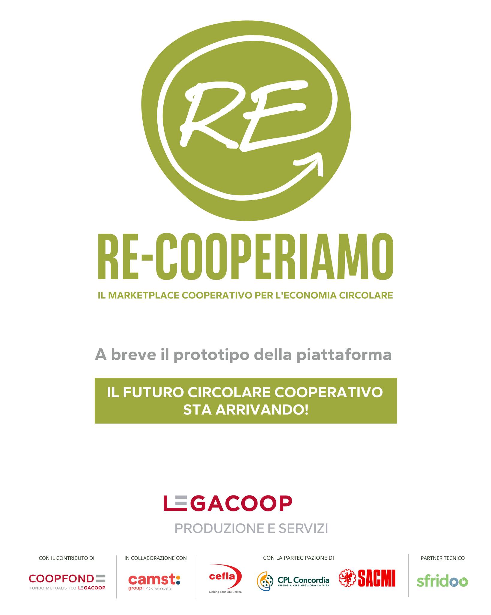 Re-Cooperiamo, al via la progettazione della piattaforma per il marketplace cooperativo dell’economia circolare Re-Cooperiamo, al via la progettazione della piattaforma per il marketplace cooperativo dell’economia circolare